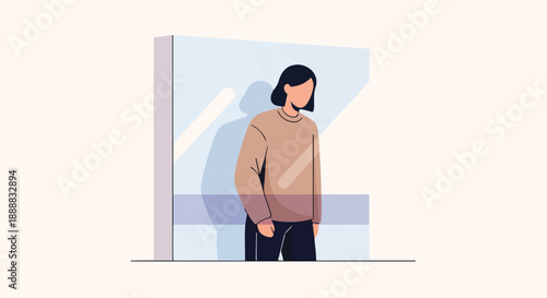 Emotional Walls And Difficulty With Emotional Connection illustration