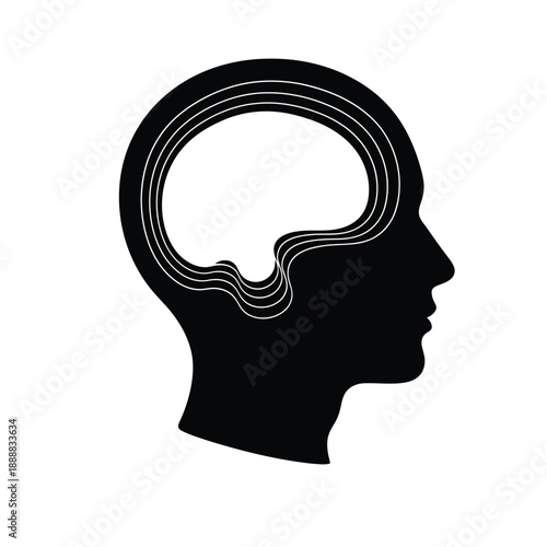 Mind Balance Symbol for Mental Health Awareness and Emotional Stability