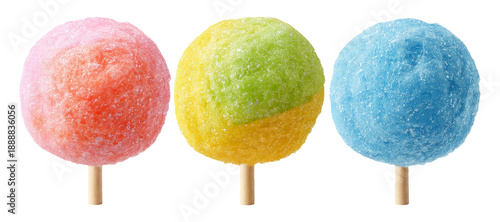 Colorful Cotton Candy Treats in a Delicious Collection for Fun Events