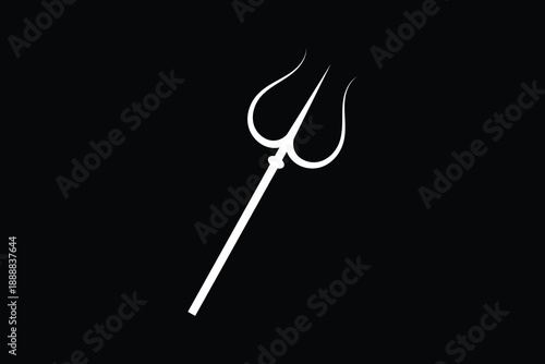 Trishul Vector icon, god trishul icon, Shiva Mahadev Trishul icon, Shiva Trishul icon, Trishule icon.