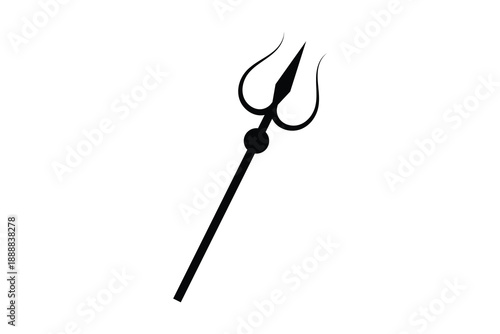 Trishul Vector icon, god trishul icon, Shiva Mahadev Trishul icon, Shiva Trishul icon, Trishule icon.