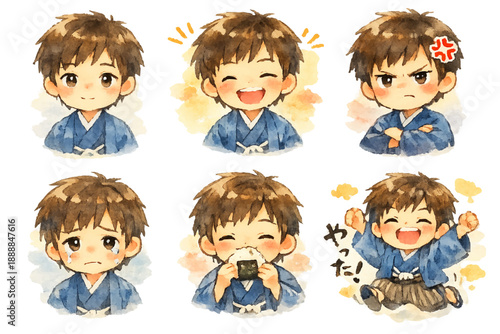 和風日本男児　男の子