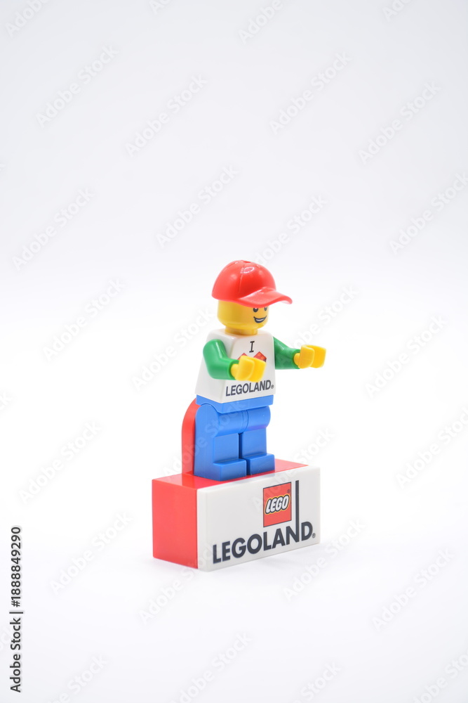 Fototapeta premium Lego legoland minifigure magnet in Manila, Philippines