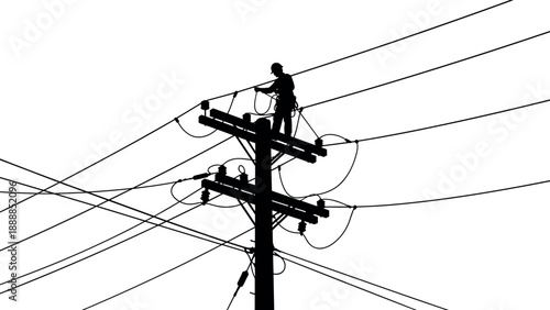 Black and white vector illustration of two businessmen in suits playing tug of war on a white background