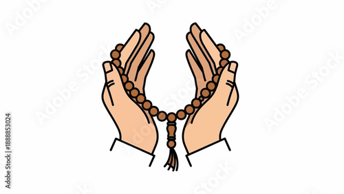 Flat_vector_icon_of_prayer_beads_and_han_1767439234357.eps