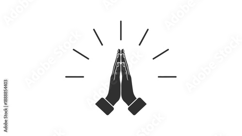 Flat_vector_icon_of_prayer_hands_and_lig_1767439856836.eps