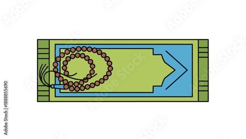 Flat_vector_icon_of_prayer_mat_and_tasbi_1767439684696.eps