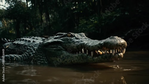 Crocodile in water