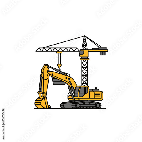  Vector design of Construction & Tools logo, symbol, sign, editable EPS 10