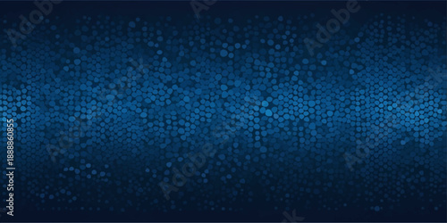 Dark blue abstract digital texture background with glowing dotted particle pattern