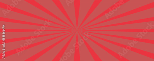 large red and white japanese rising sun