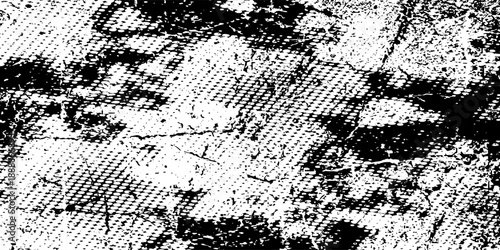 Abstract grungy distressed black and white background texture vector illustration. eps 10