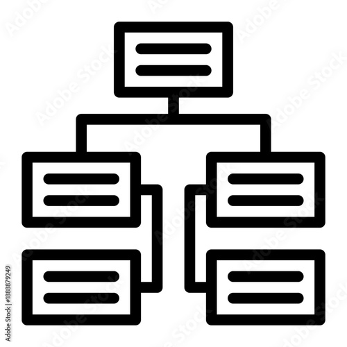 Hierarchical decomposition of total work scope into manageable components (Outline style)