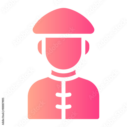 Farmer gradient icon