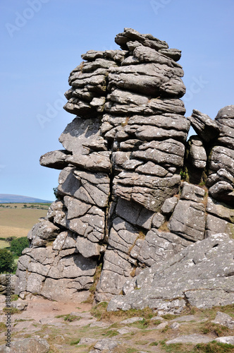 Mystische Landschaft am Hound Tor - Mystical landscape at Hound Tor