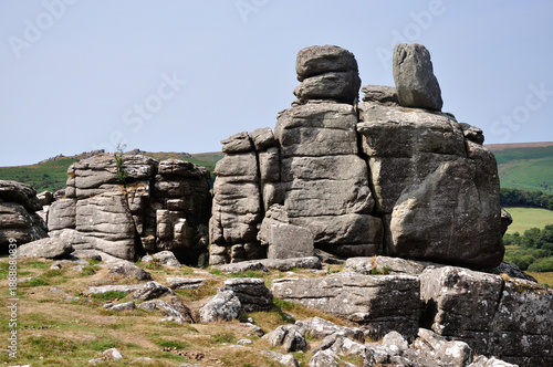 Mystische Landschaft am Hound Tor - Mystical landscape at Hound Tor