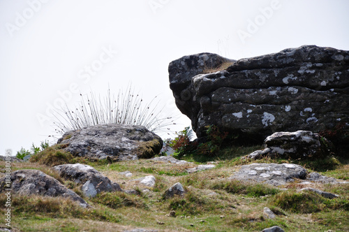Mystische Landschaft am Hound Tor - Mystical landscape at Hound Tor