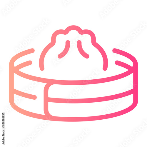 dumplings gradient icon