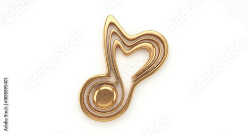 Foto Golden Music Note.