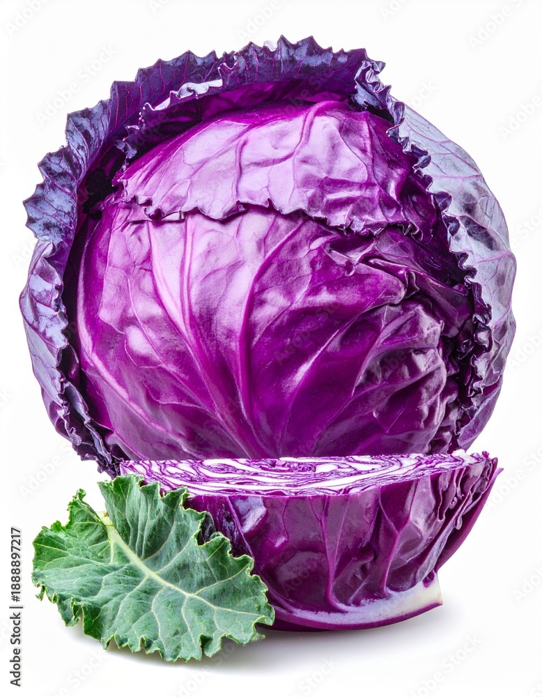 Fototapeta premium Rotkohl freigestellt