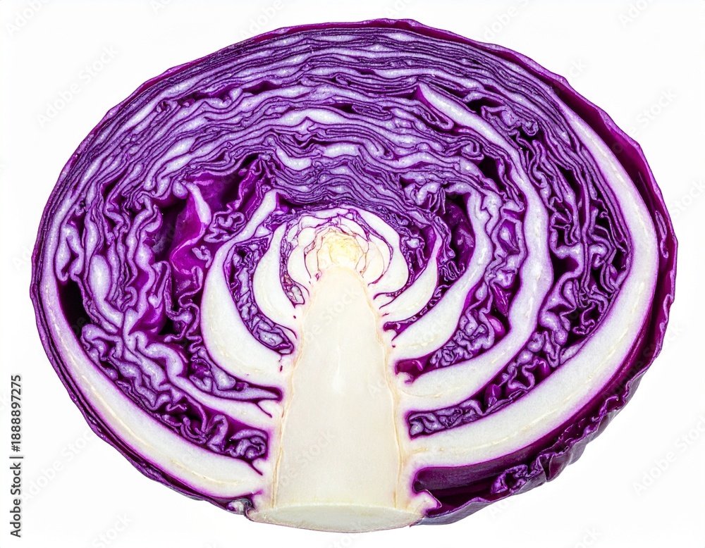 Fototapeta premium Rotkohl freigestellt