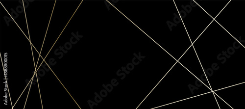 Abstract gold and black linear pattern with chaotic straight lines creating dynamic geometric texture for modern urban backgrounds and graphic design concepts.