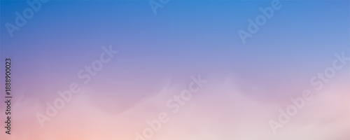 Soft pastel sky at dusk with cotton-like clouds in pink, purple, and blue. Beautiful gradient background ideal for dreamy designs, magic-themed projects, or sunrise scenes.