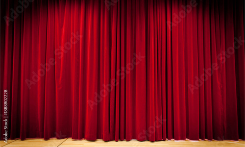 Red Theater Curtain Background

Luxury Stage Curtain Scene

Dramatic Red Fabric Backdrop