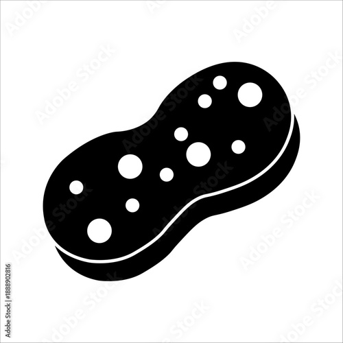 Sponge Icon Template – Cleaning Tool Vector Illustration