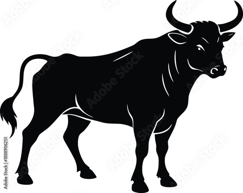 Bull, Male Bovine Silhouette