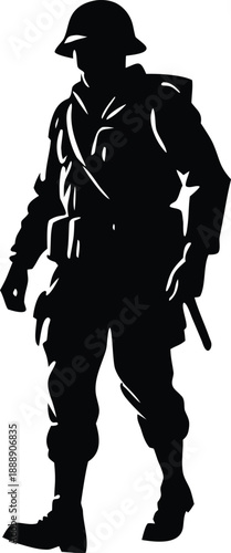 Soldier, Armed Forces Silhouette