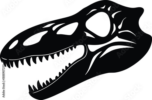 T-Rex Skull, Prehistoric Predator Fossil