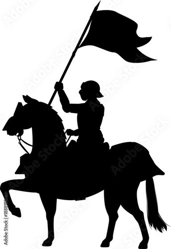 馬に乗った西洋の騎士