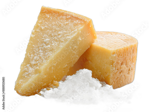 grana padano isolated on a white background ar 43
