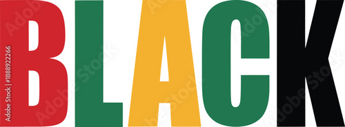 Black Minimal Typography Word Graphic