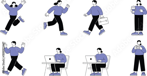 Three Instant Photo Frames on Rope Vector Illustration Memory and Family Moments