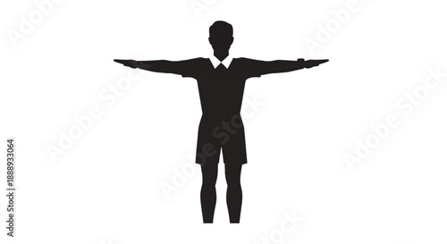 Referee Signal for Foul or Violation in Sports Game