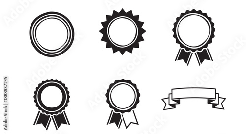 Collection of various gear and cogwheel icons isolated on transparent background