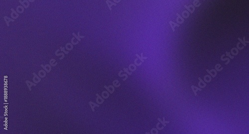Bilde på lerret Abstract grainy gradient background with vibrant purple and deep indigo hues ble