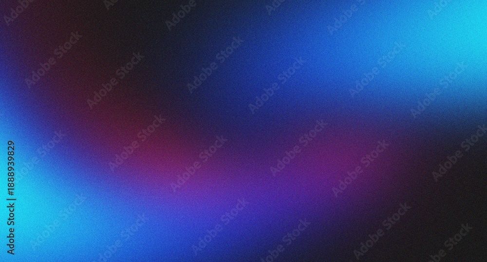 Fototapeta premium Vibrant cool background featuring soft gradient blend of neon blue magenta and deep indigo colors with texture