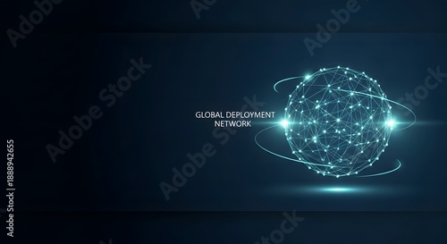 Wallpaper Mural A 3d illustration of a human brain x-ray integrated with a digital globe and glowing network lines representing global communication, data technology, and a blue planet in space Torontodigital.ca