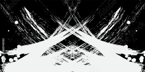 light blue white brush wrap car sticker pattern abstract banner sporty lines light blue white color combination grunge brush pattern, Modern.