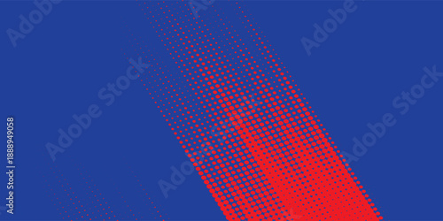 Red blue brush stroke pattern car sticker abstract banner sporty lines red blue color combination brush stroke pattern grunge motorsport racing design, Vector Illustration.