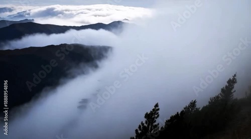 mist over the mountains