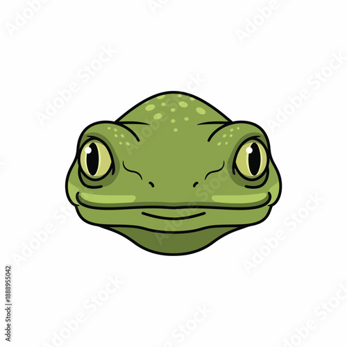 Cartoon Frog Head