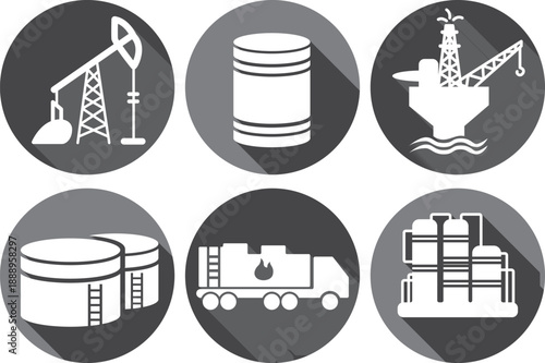 Oil industry petroleum pump jack