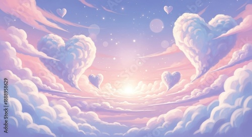 Wallpaper Mural heart in the sky Torontodigital.ca