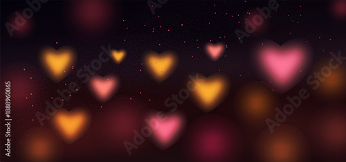 Soft heart shaped light effect with pink flares, glow, and subtle shine. Romantic overlay for Valentine’s Day, love designs, or wedding projects.
