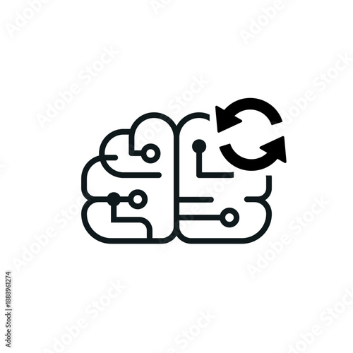 AI更新のシンプル線画アイコン