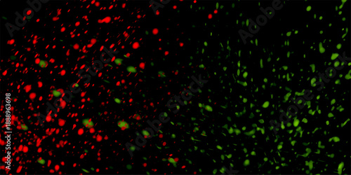 Abstract color shining bokeh isolated on transparent background. glowing red light particles scattered across a deep black space. Cascading pink particles, glowing dots, and soft shimmering highlights